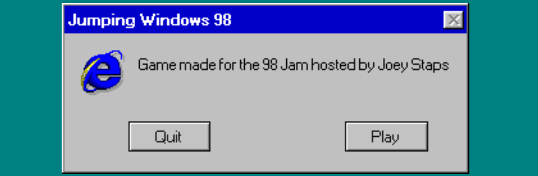 Jumping Windows 98