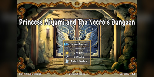 Cover image for Princess Miyumi and The Necro's Dungeon - Time Attack