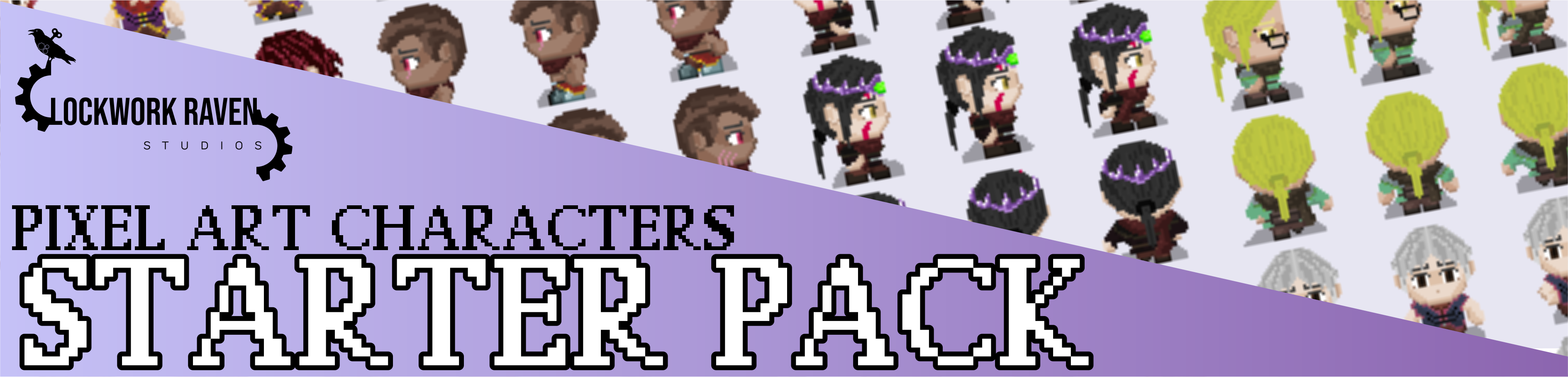 FREE Pixel Art Characters - Starter Pack