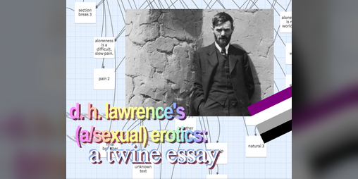 Cover image for d. h. lawrence's (a/sexual) erotics: a twine essay