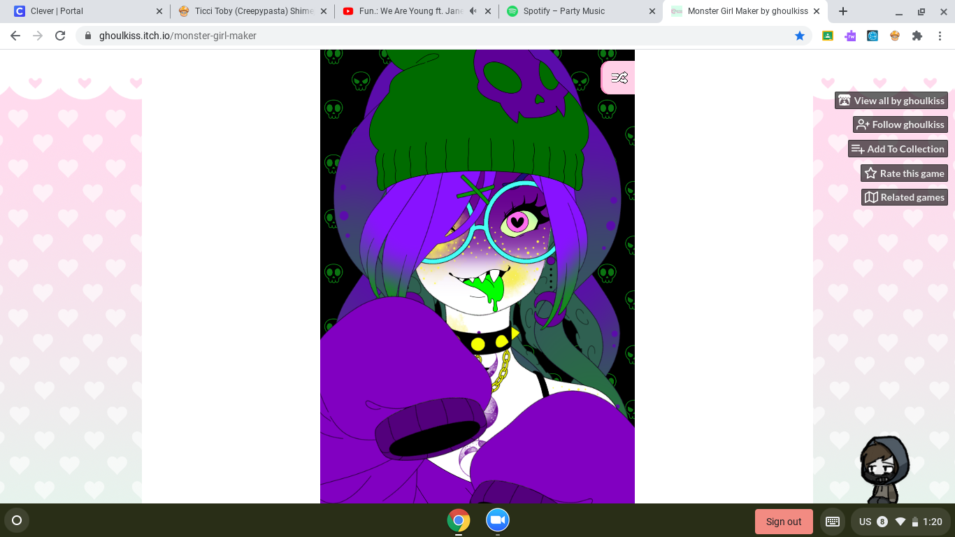 Post by YourGhostHost in Monster Girl Maker comments 