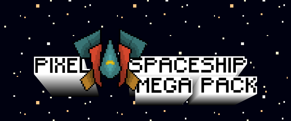Pixel Spaceship Megapack