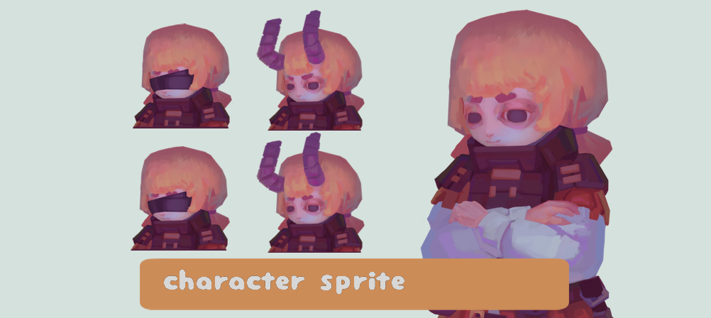 Cleric Girl - RPG Character Sprite