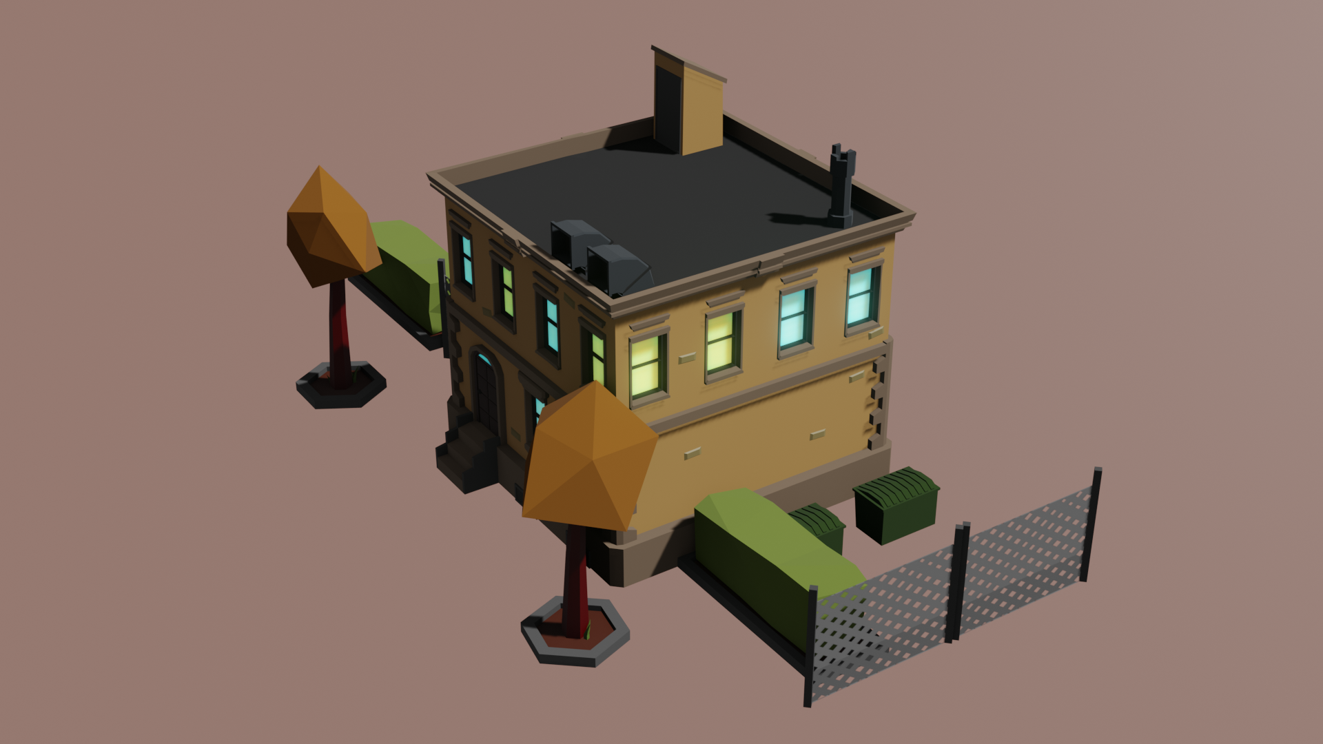 Low-Poly House