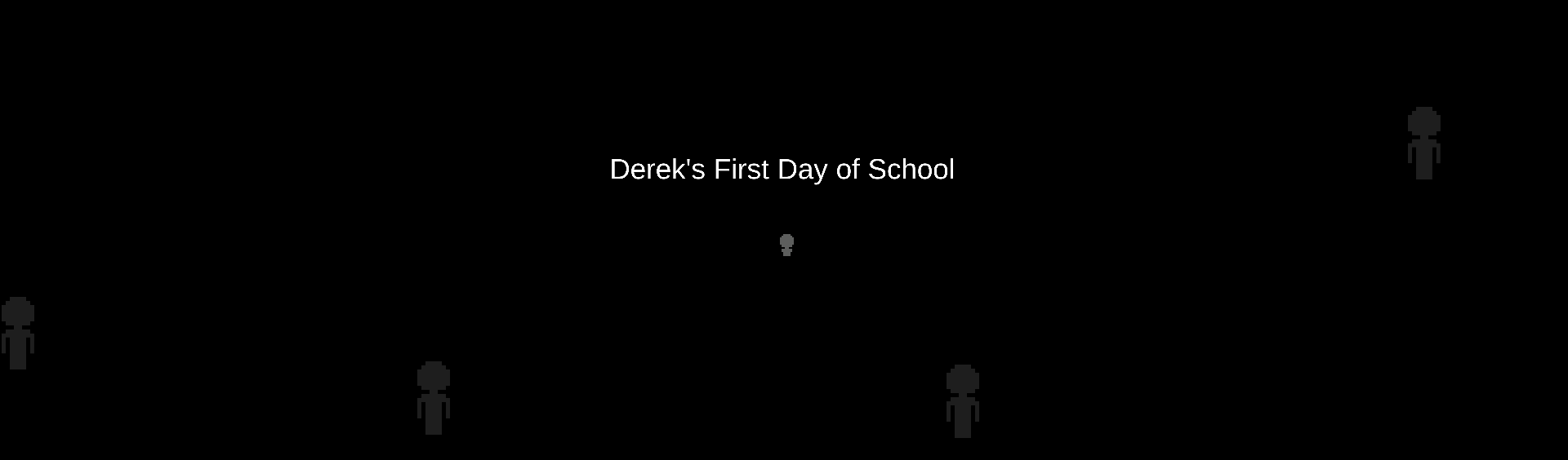 Dereck's first day of school