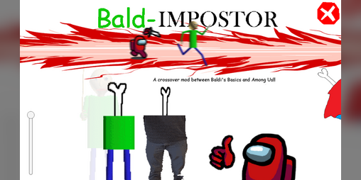 Red's Basics in Among Us (Baldi's Basics Mod)