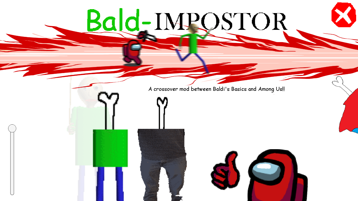 Red's Basics in Among Us, Baldi Mod Wiki