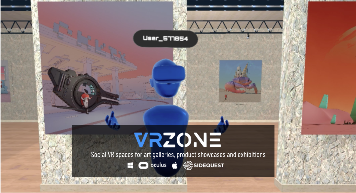 VRzone - Social VR Art Galleries & Showrooms