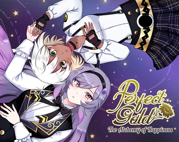 Cover image for Perfect Gold - Yuri Visual Novel