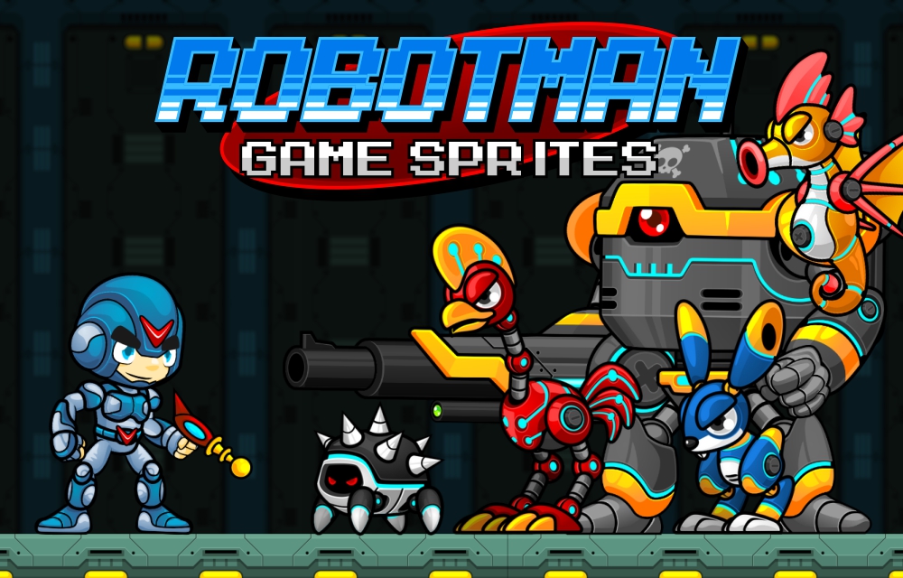 Robotman - Game Sprites