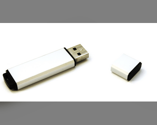 USB Quest   - You are holding a USB flash drive and must plug it in. 