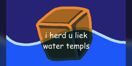 Cover image for i herd u liek water templs