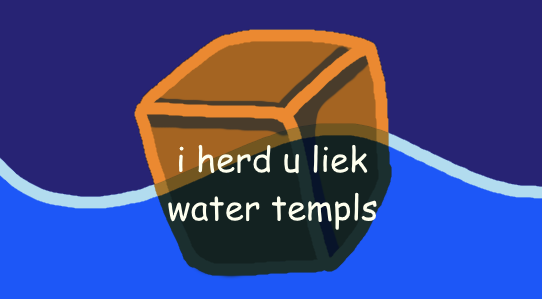 Cover image for i herd u liek water templs