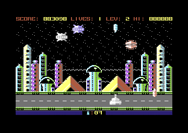 Cover image for Killer Saucers (Commodore 64)
