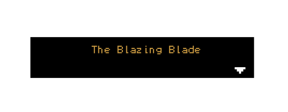 The Blazing Blade