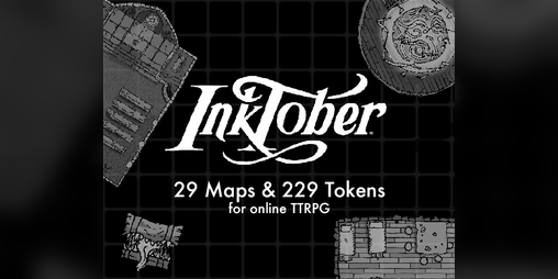 Cover image for Inktober 2020 Map & Token Pack