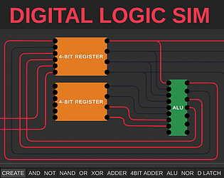 Digital Logic Sim (old version) [Free] [Educational] [Windows] [macOS] [Linux]