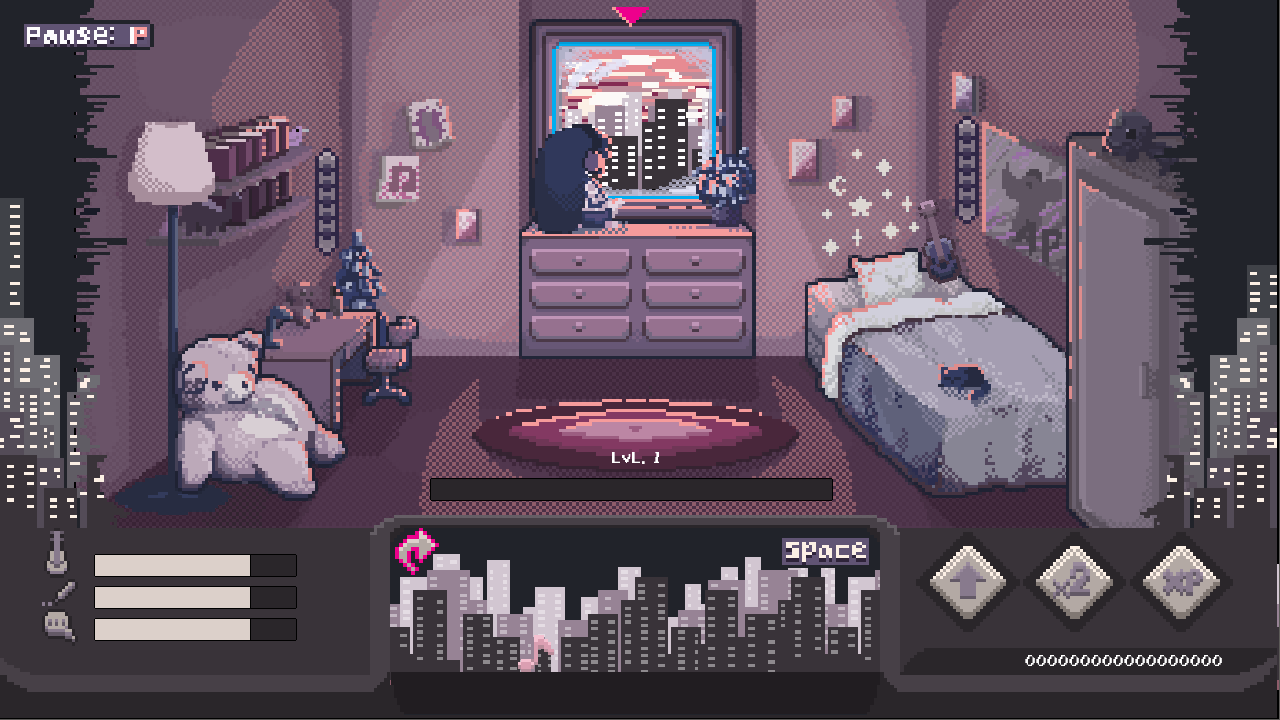 Lucy in Lo Fi City [Game Jam]