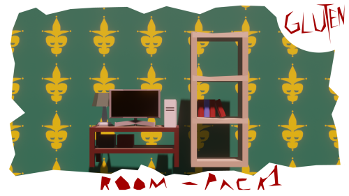 Low-Poly Room Props