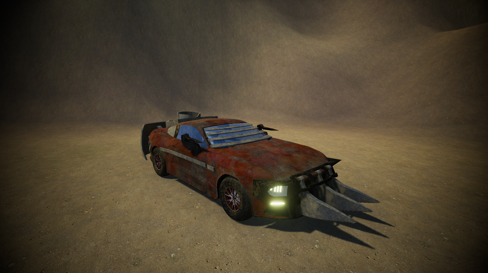 Mustang GT in game view