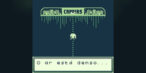 Cover image for CRNVRS (pt-br, versão 2020); microconto jogável, link para a animação na descrição