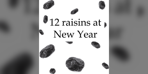 Cover image for 12 raisins at New Year