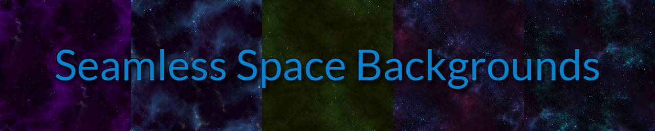 Seamless Space Backgrounds