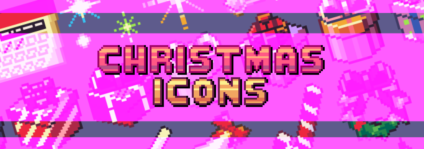 Christmas treats 32x32 icons pixel art! by ToffeeHazel