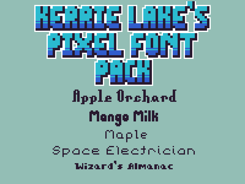 Alphabet Lore Pixel 1.0 Fonts Free Download 