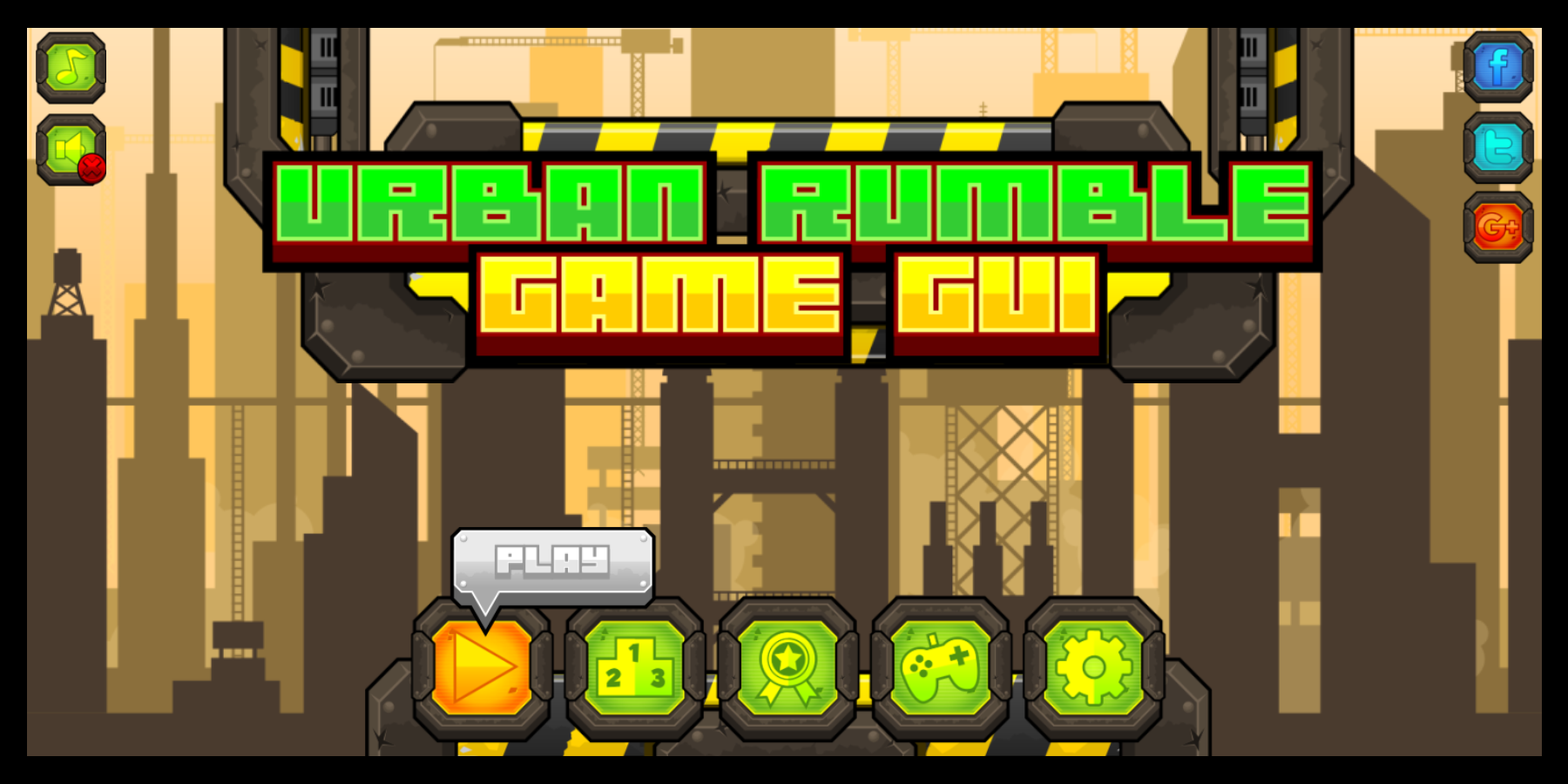 Urban Rumble - Game GUI