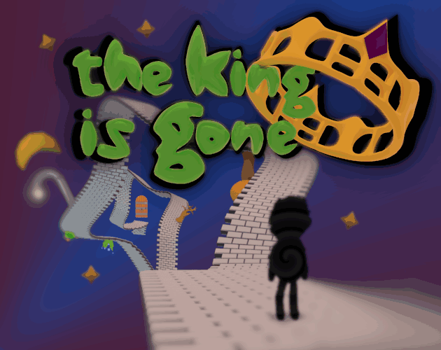Cover image for The king is gone
