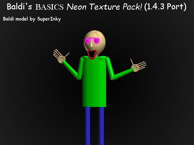 Modding the textures for Baldi's Basics android [Baldi's Basics