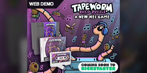 Cover image for Tapeworm Disco Puzzle Demo