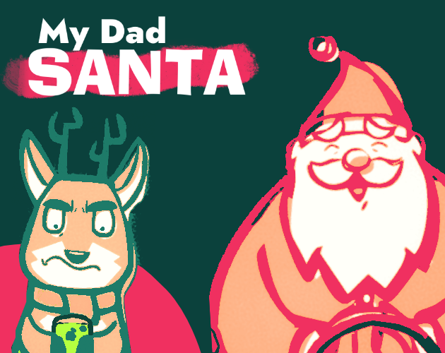 My Dad Santa title card