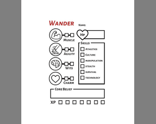 Wander   - A simple, coin-flipping, genre-neutral RPG. Harvey Dent loves this game. 