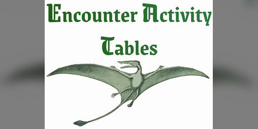 Cover image for Encounter Activity Tables: Prehistoric Beasts