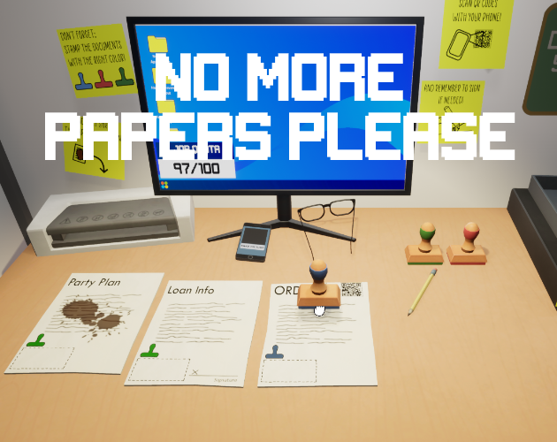 Steam Workshop::Papers,Please Desk