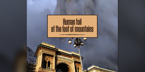 Cover image for Human toil at the foot of mountains [EN+IT]