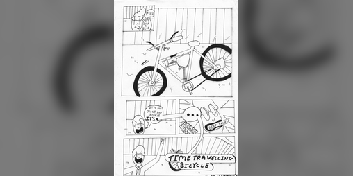 Cover image for Time travelling bicycle issue 1