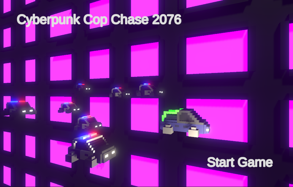 Cover image for Cyberpunk Cop Chase 2076