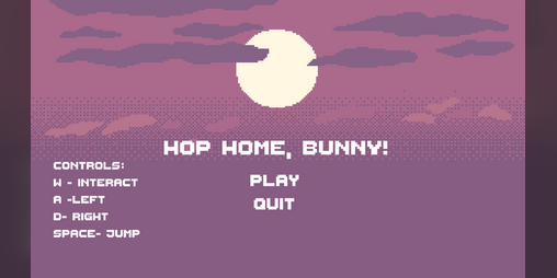 Cover image for Hop home, Bunny!