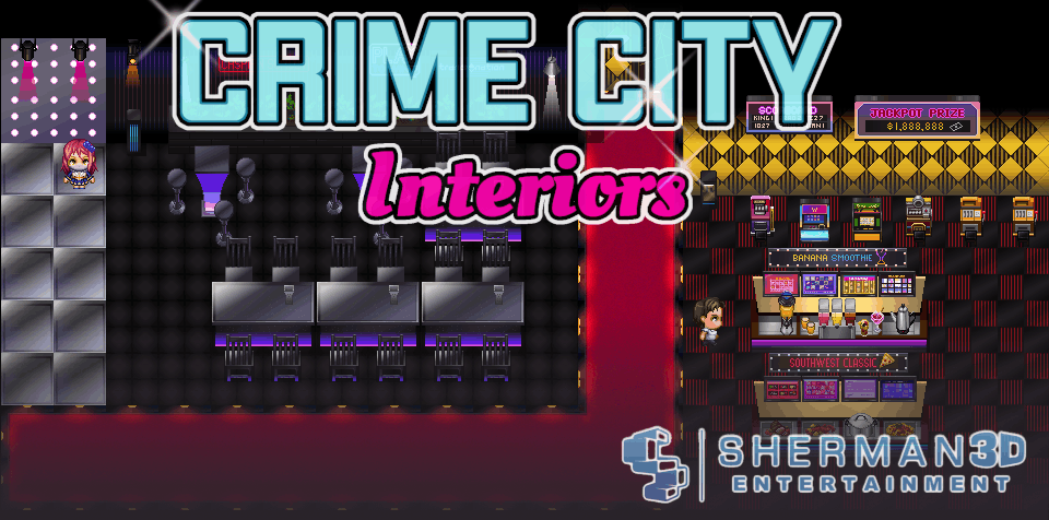 Sherman3D: Crime City Interior Tiles