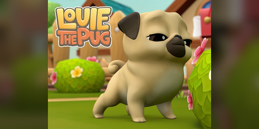 Cover image for My Virtual Pet Dog 🐾 Louie the Pug