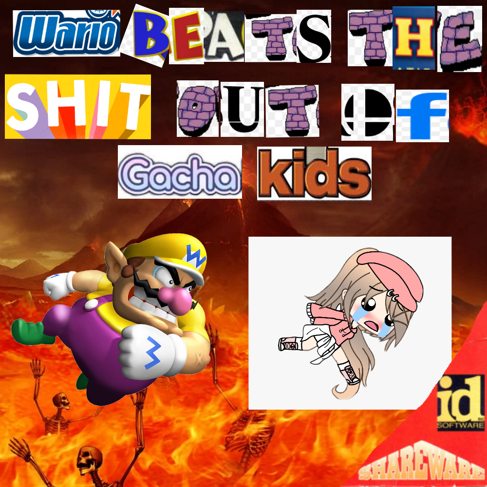 Wario Beats the SHIT out of gacha kids