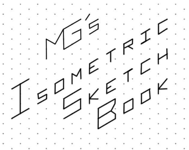 Mini Isometric Grid Sketchbook