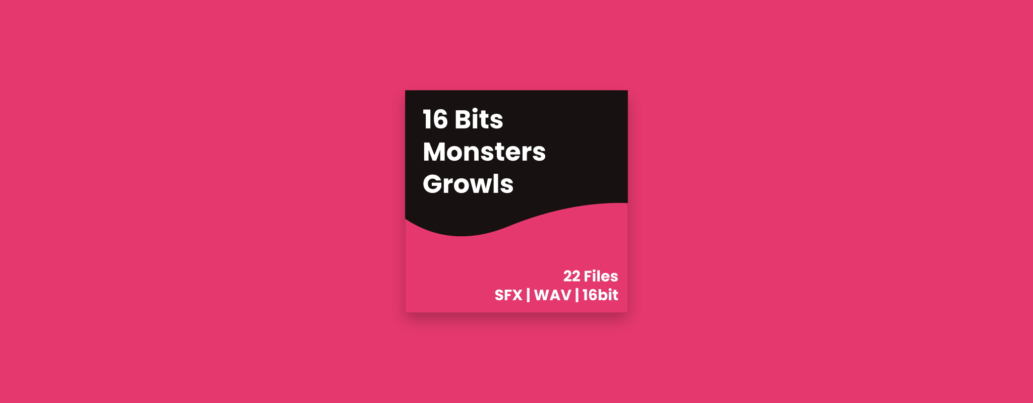 16bits Monsters Growls Pack