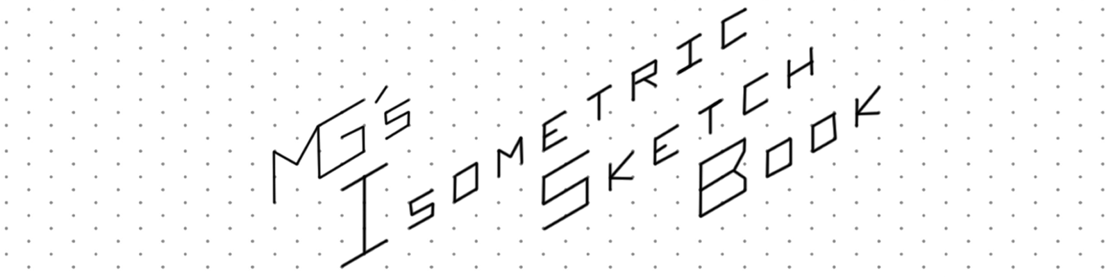 Mini Isometric Grid Sketchbook