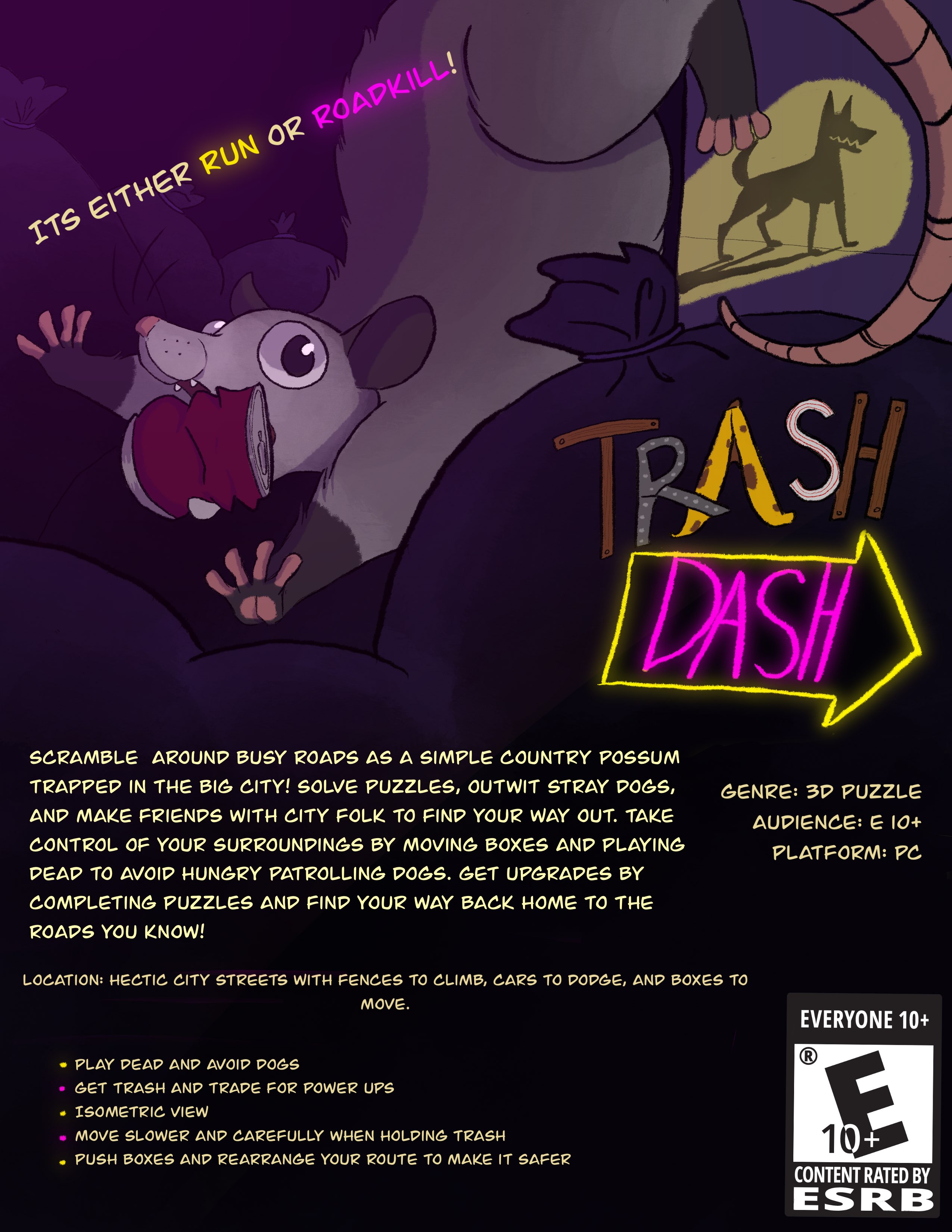 Trash Dash by dedbeatdeer