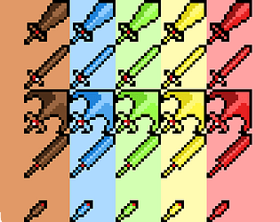 Minecraft swords 16x16 and big