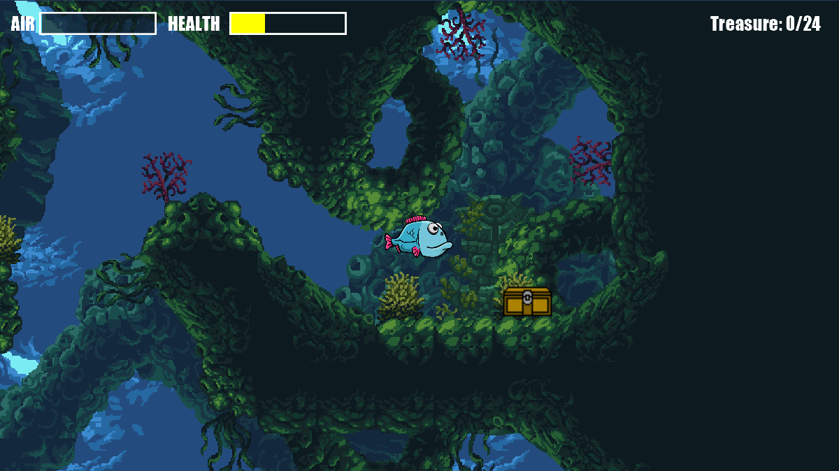 Check out Blue Fish Goes Treasure Hunting :) - Release Announcements -  itch.io